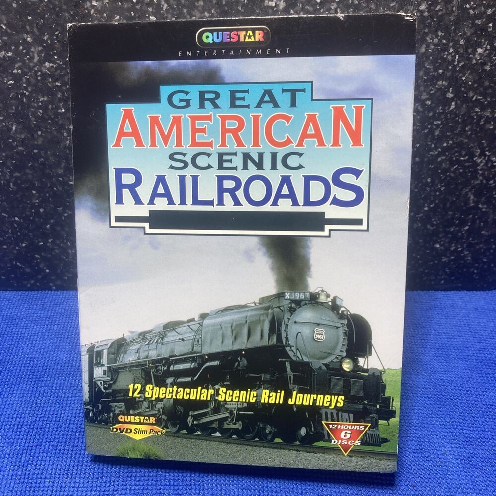 Great American Scenic Railroads DVD 2002 6-Disc Set Questar VE1
